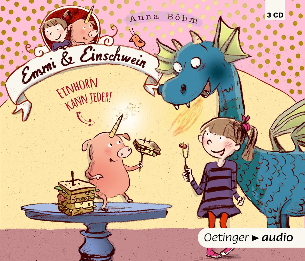 Product image 1 of the product “Emmi und Einschwein. Einhorn kann jeder! (3CD) ”